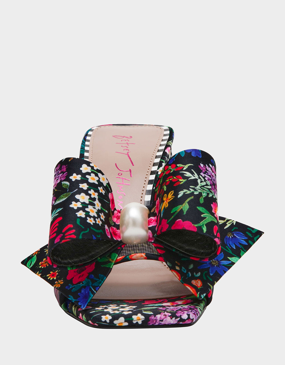 Betsey Johnson Everyday - JORDN DITSY FLORAL Square-Toe Mule Block Heel
