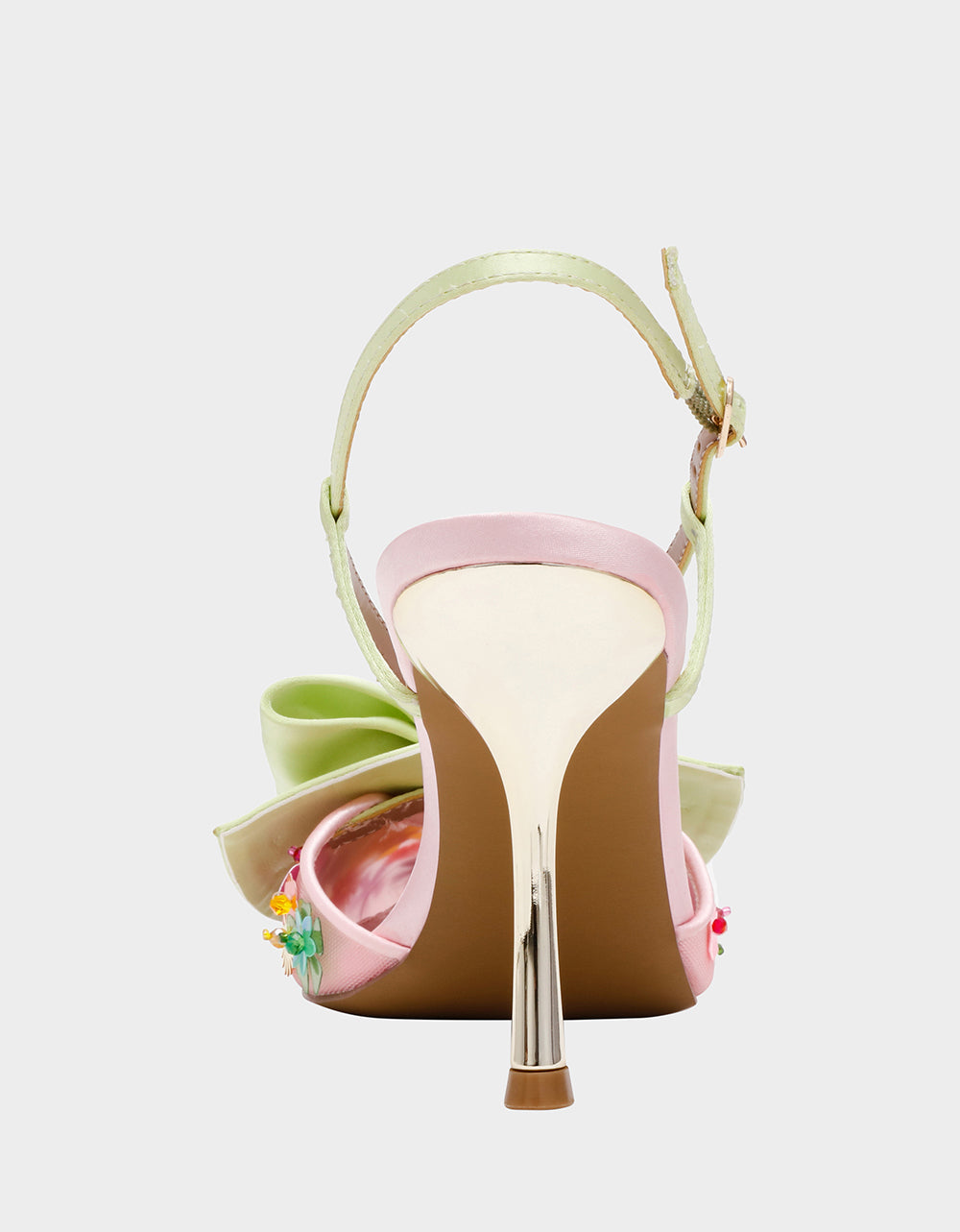 Betsey Johnson Best Seller - MELISA PINK MULTI Women's Floral Bow Stiletto Heel