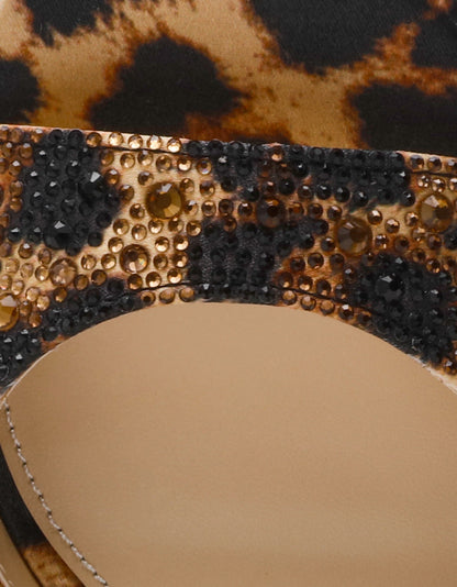 Betsey Johnson Popular - KAMI LEOPARD Block Heel Open Toe Women's Heel
