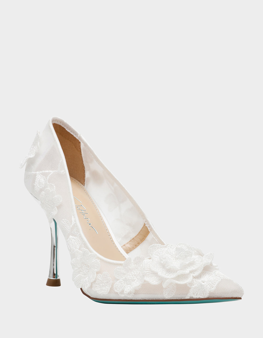 Betsey Johnson Everyday - AIMEY Ivory Pointed-Toe Stiletto Pump Heel