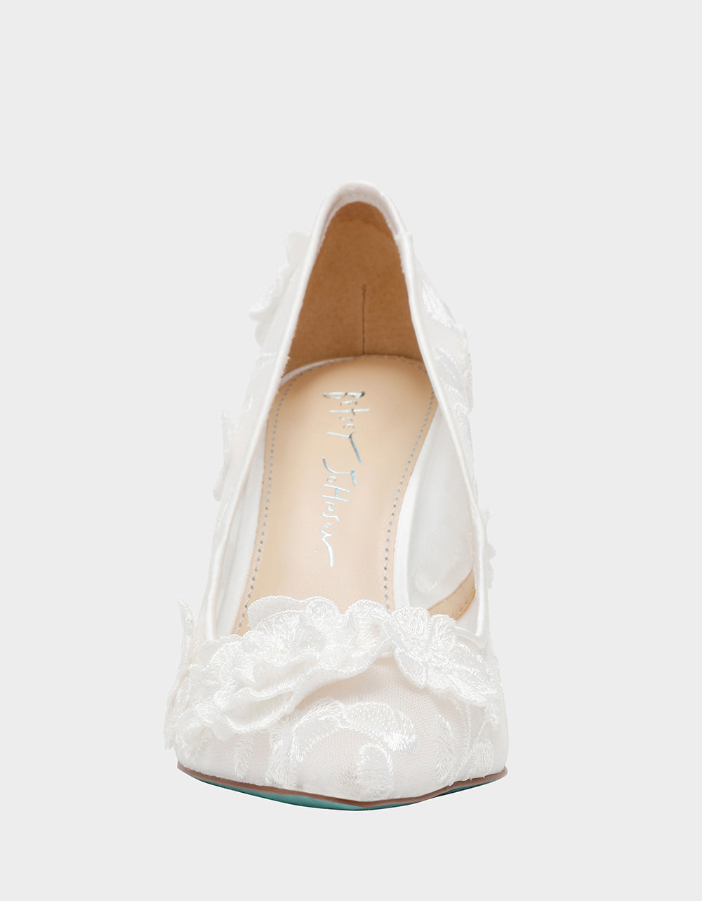 Betsey Johnson Everyday - AIMEY Ivory Pointed-Toe Stiletto Pump Heel