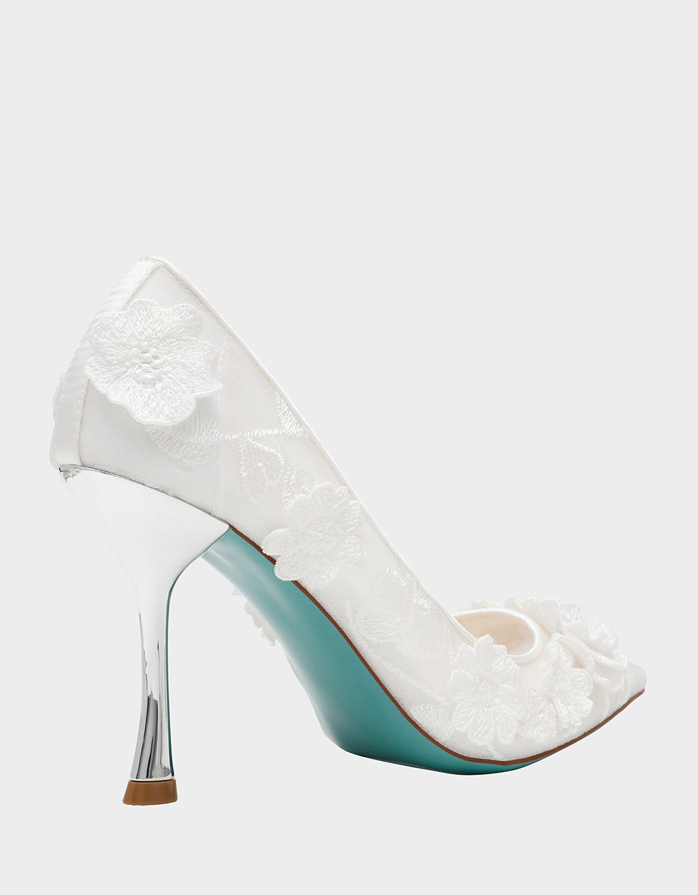 Betsey Johnson Everyday - AIMEY Ivory Pointed-Toe Stiletto Pump Heel