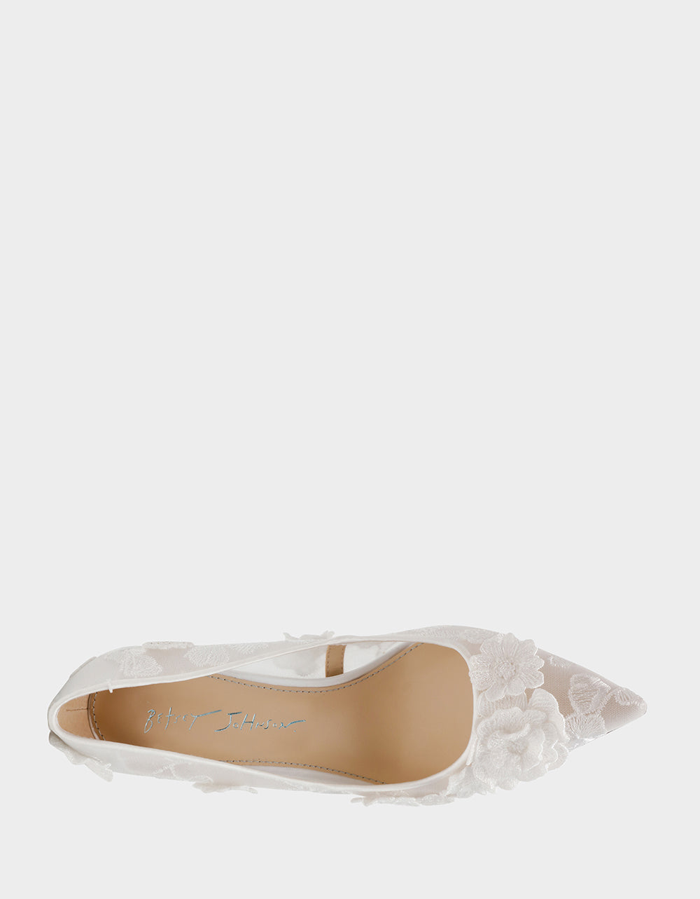 Betsey Johnson Everyday - AIMEY Ivory Pointed-Toe Stiletto Pump Heel