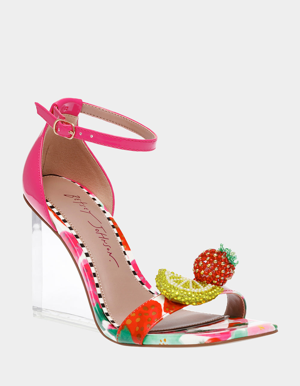 Betsey Johnson Best Price - HARLEN BERRY MULTI Clear Wedge Heel