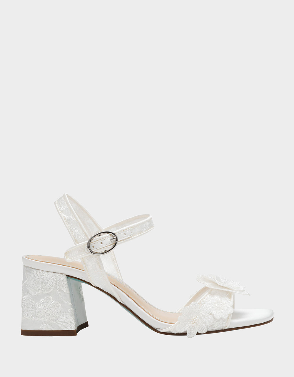 Betsey Johnson Essential - BLARE IVORY Square-Toe Block Heel