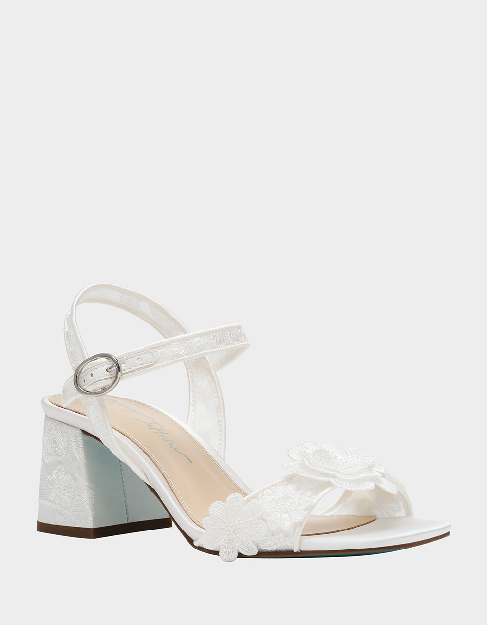 Betsey Johnson Essential - BLARE IVORY Square-Toe Block Heel
