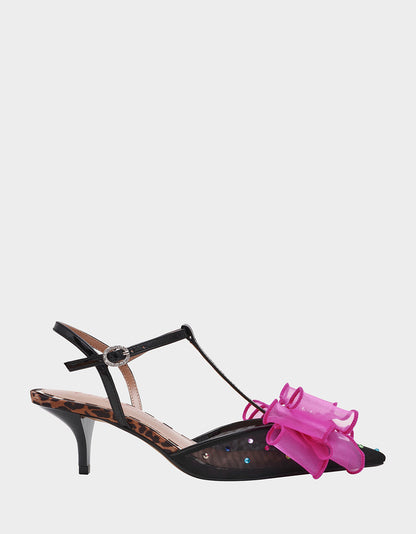 Betsey Johnson Great Value - LILLYAN BLACK MULTI Pointed-Toe Rhinestone Embellished Women's Heel