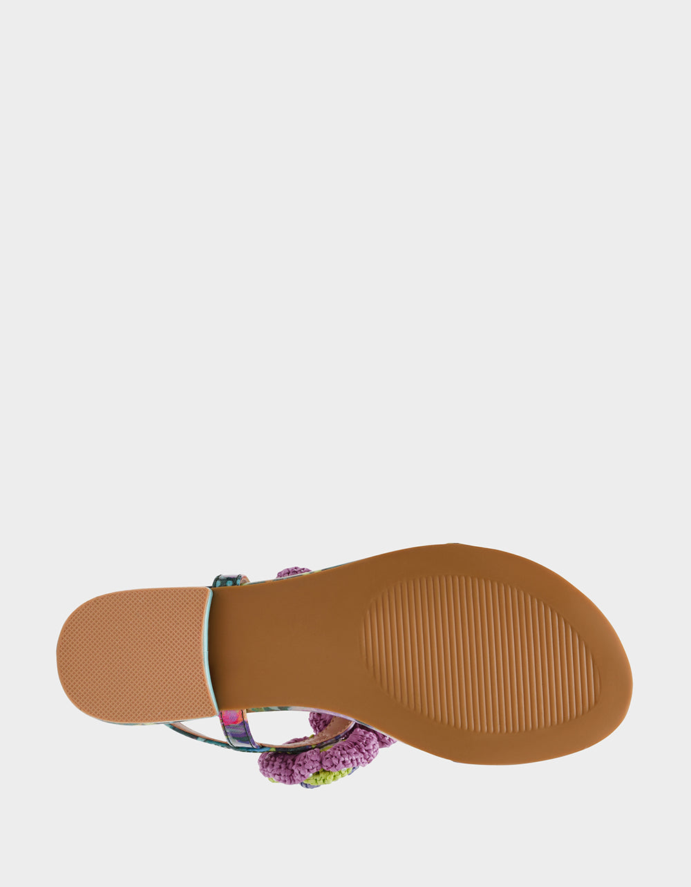 Betsey Johnson Everyday - CINDII BRIGHT MULTI T-Strap Flat Thong Sandal
