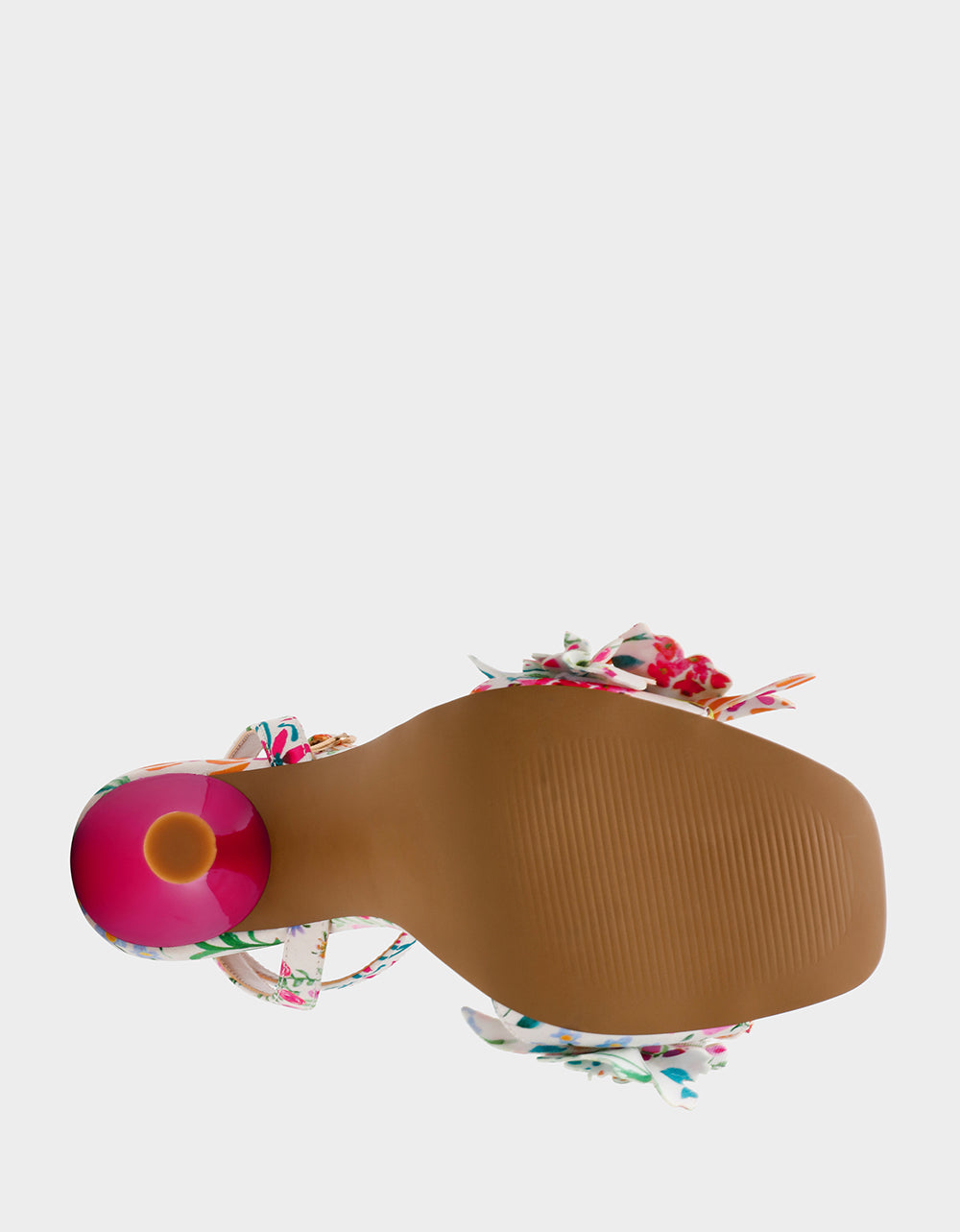 Betsey Johnson Essential - HILLEY NATURAL FLORAL MULTI Women's Floral High Heel Stiletto Sandal