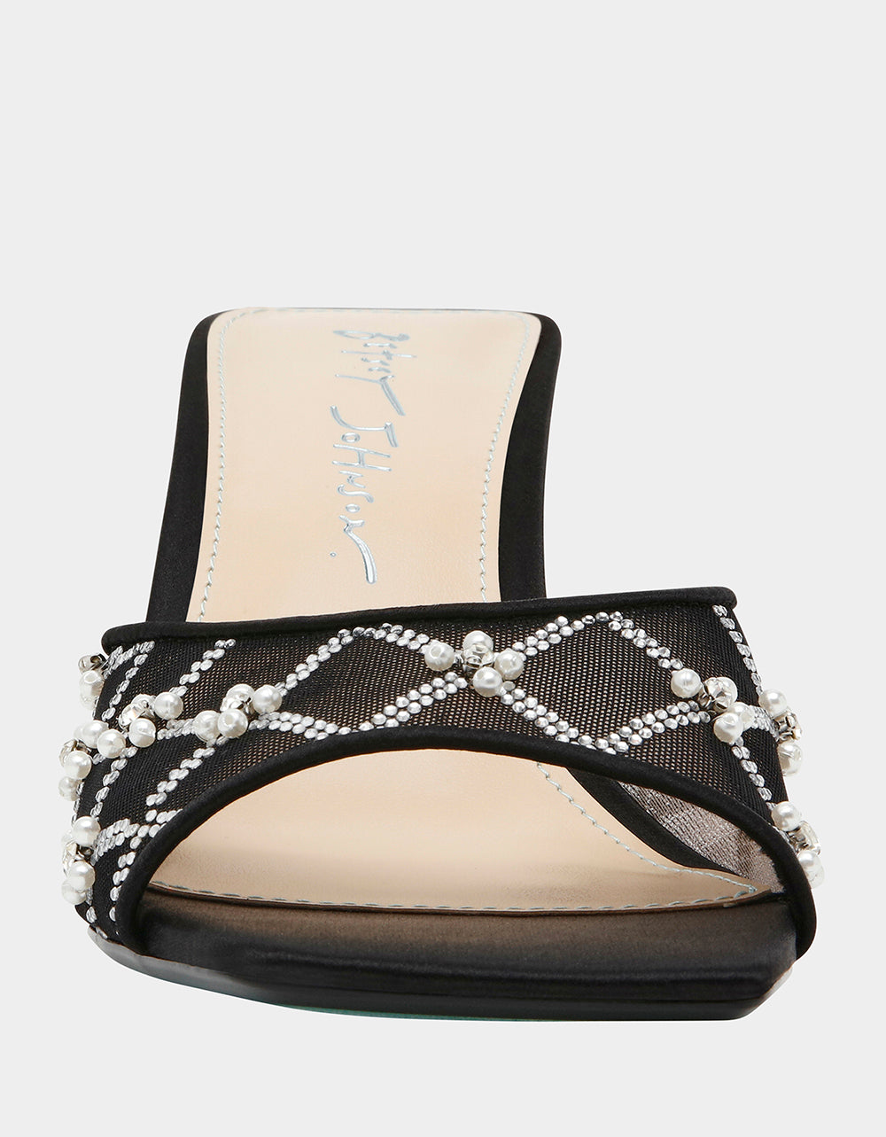 Betsey Johnson Exclusive - EMM BLACK Slip-On Mule