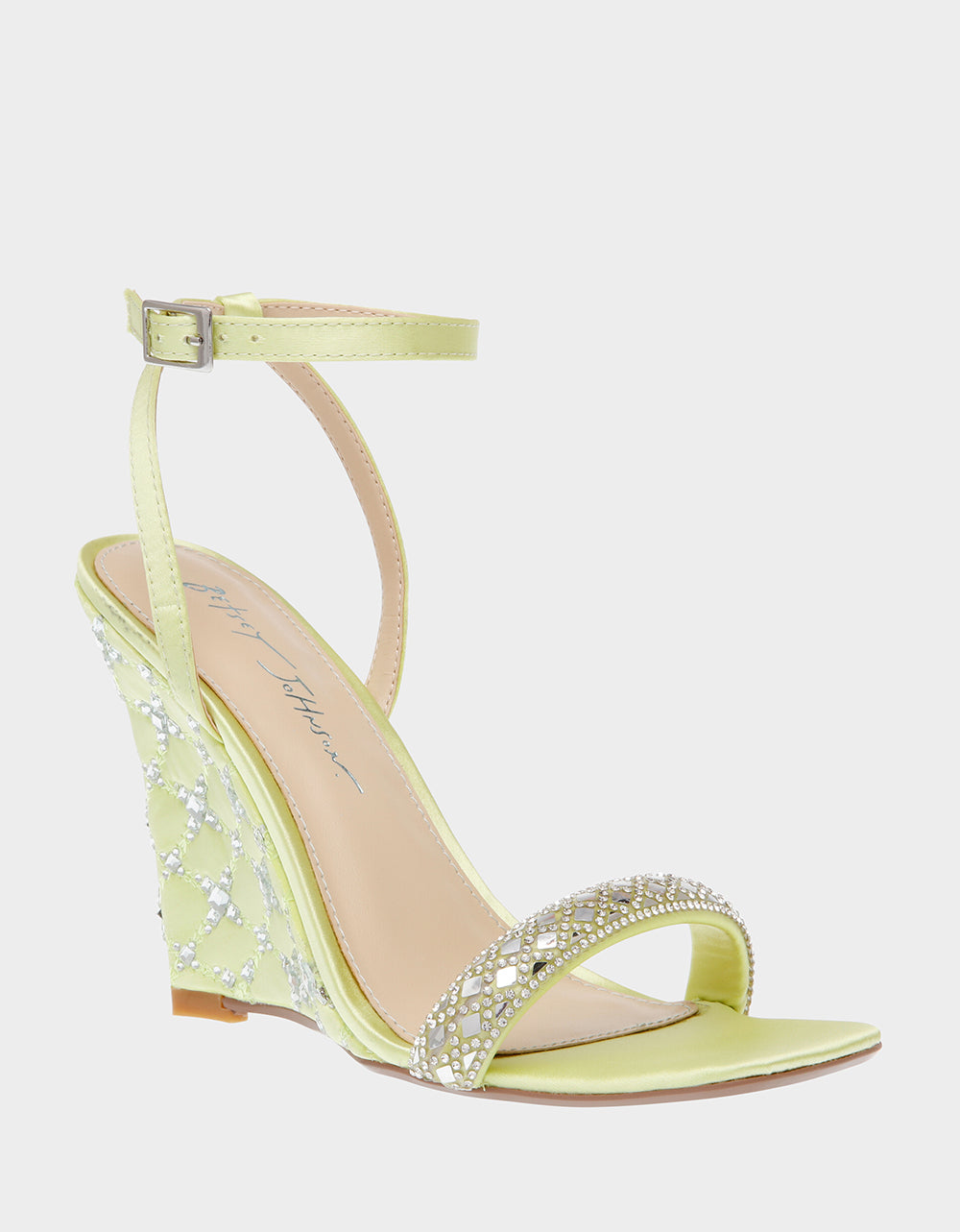 Betsey Johnson Premium - SIMON LIME Wedge Heel