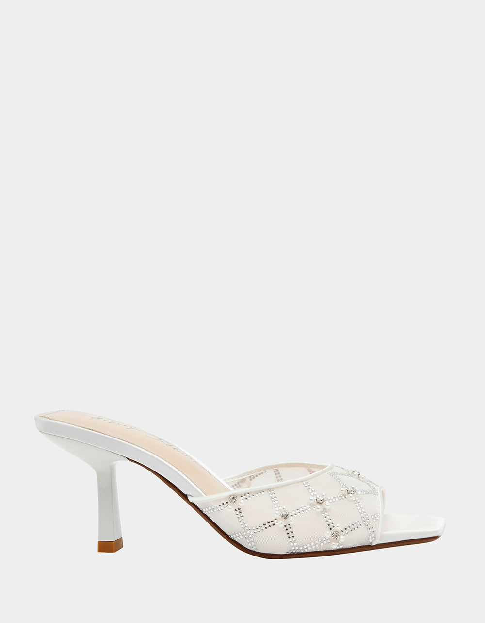 Betsey Johnson New - EMM IVORY Slip-On Mule Sandal