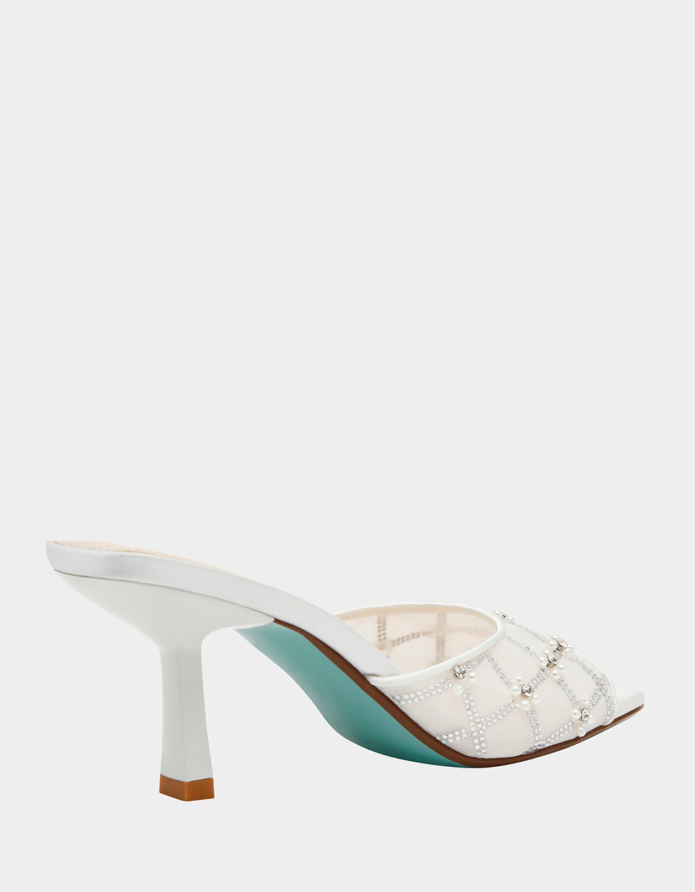 Betsey Johnson New - EMM IVORY Slip-On Mule Sandal