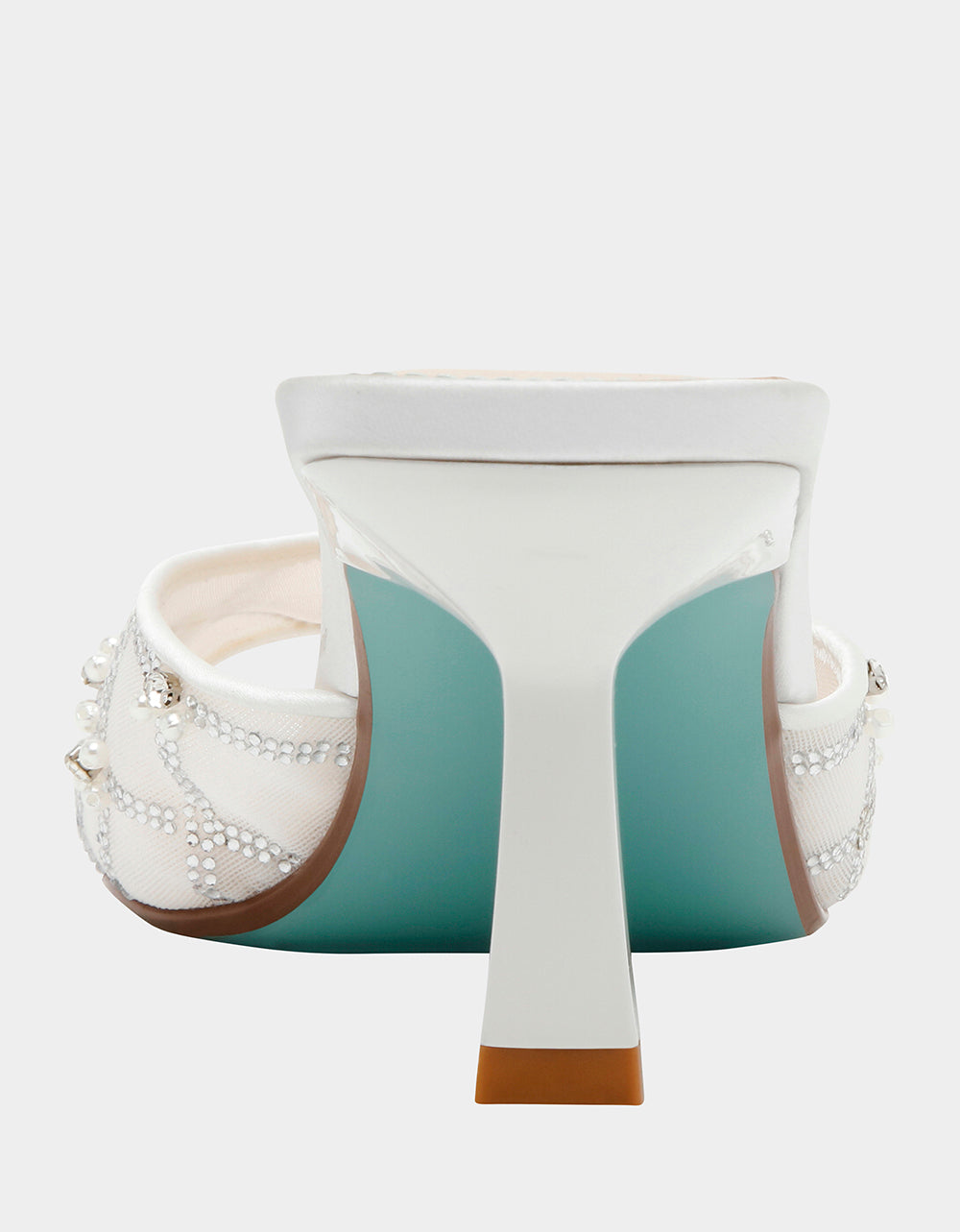 Betsey Johnson New - EMM IVORY Slip-On Mule Sandal