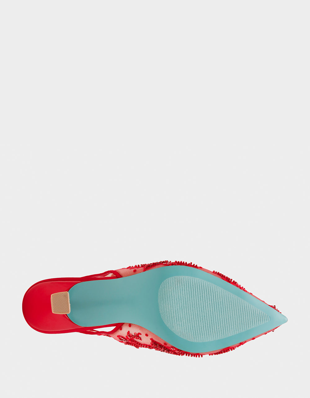 Betsey Johnson New - NIKKI RED Pointed Toe Slingback Heel