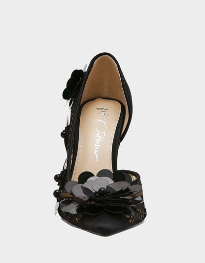 Betsey Johnson Everyday - NASH BLACK Pointed Toe Heel