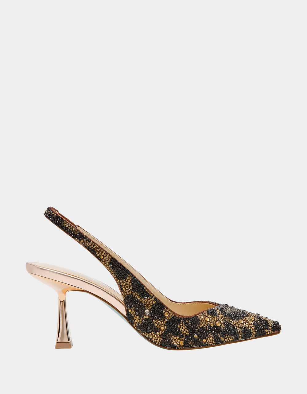 Betsey Johnson Customer Favorite - CLARK LEOPARD Slingback Women's Kitten Heel