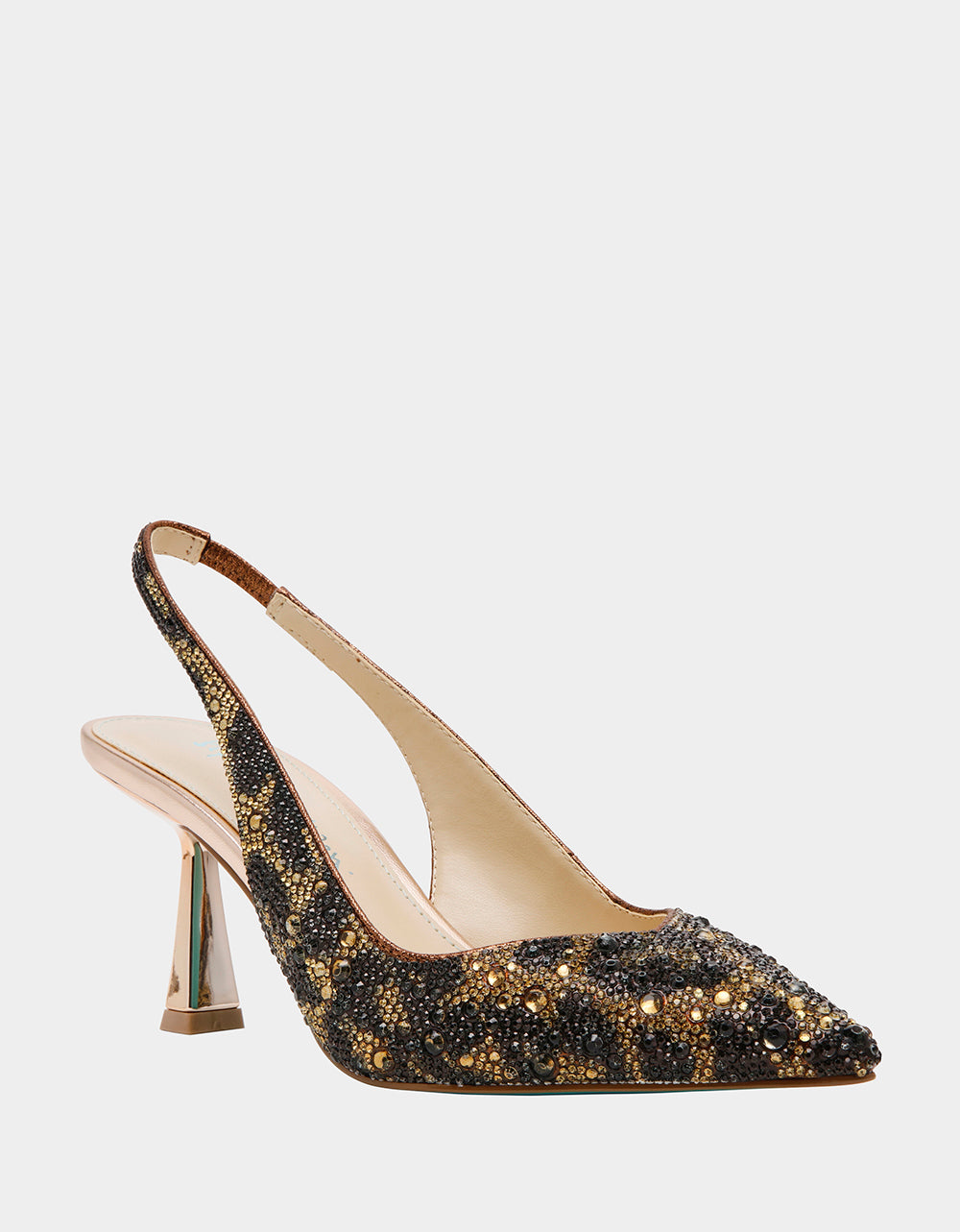 Betsey Johnson Customer Favorite - CLARK LEOPARD Slingback Women's Kitten Heel