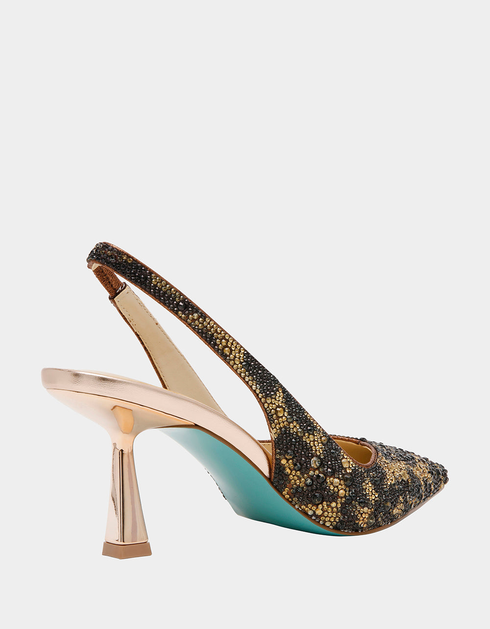 Betsey Johnson Customer Favorite - CLARK LEOPARD Slingback Women's Kitten Heel