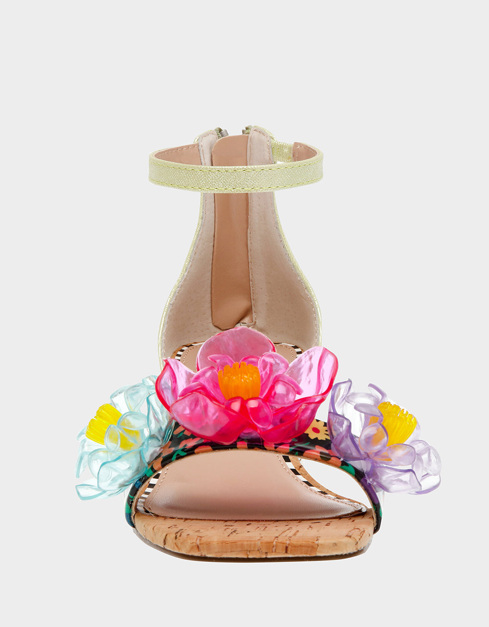 Betsey Johnson Best Seller - OAKLEE GREEN MULTI Floral Sandal
