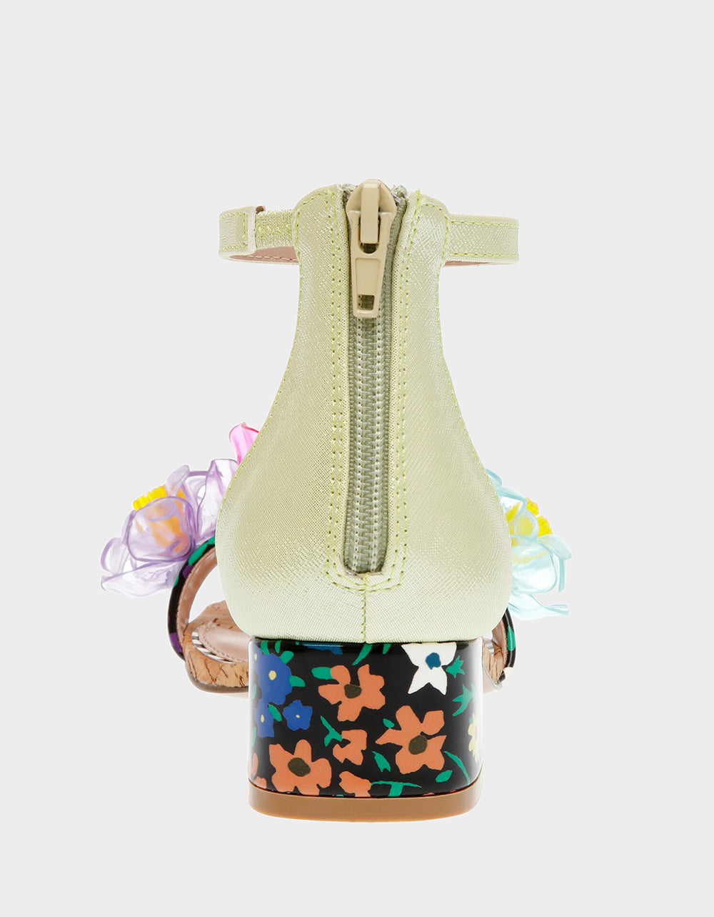Betsey Johnson Best Seller - OAKLEE GREEN MULTI Floral Sandal