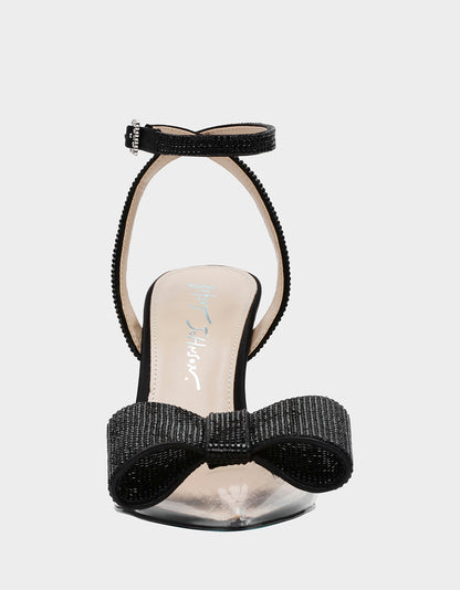 Betsey Johnson Value - HART BLACK Bow Heels