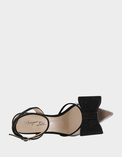 Betsey Johnson Value - HART BLACK Bow Heels