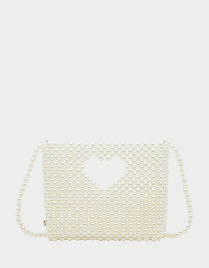 Betsey Johnson Trusted - GOSSIP PEARL TOP HANDLE CROSSBODY PEARL
