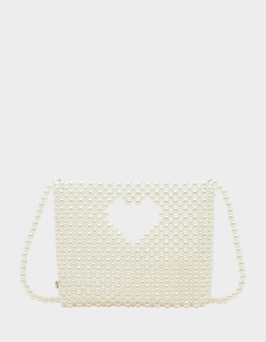 Betsey Johnson Trusted - GOSSIP PEARL TOP HANDLE CROSSBODY PEARL